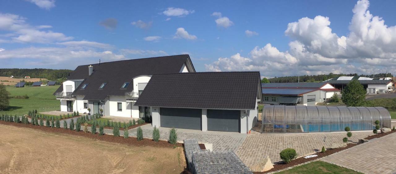 Landhaus Ferienwohnungen Mit Pool Und Wellness Neukirchen-Balbini Luaran gambar